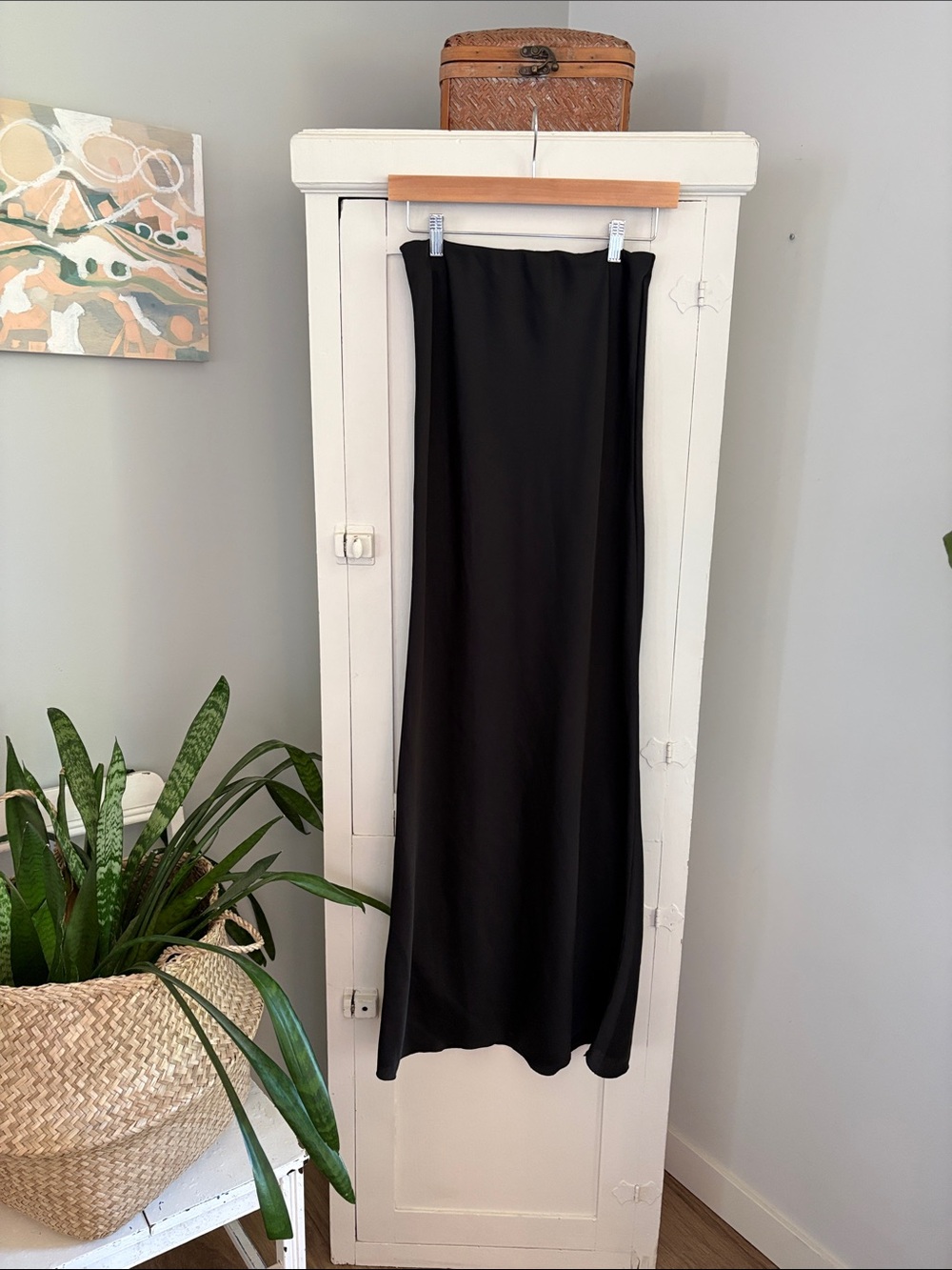 NEW Italian Satin Maxi skirt